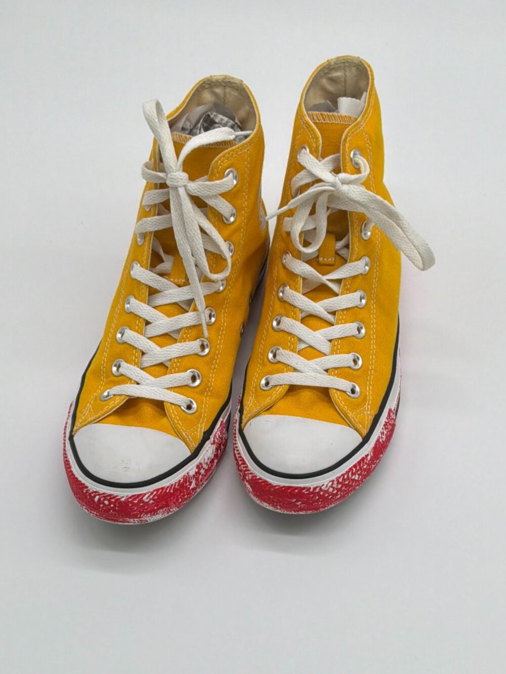 Converse All Star Chuck Taylor Yellow High Top Mens 8 Womens 10‎